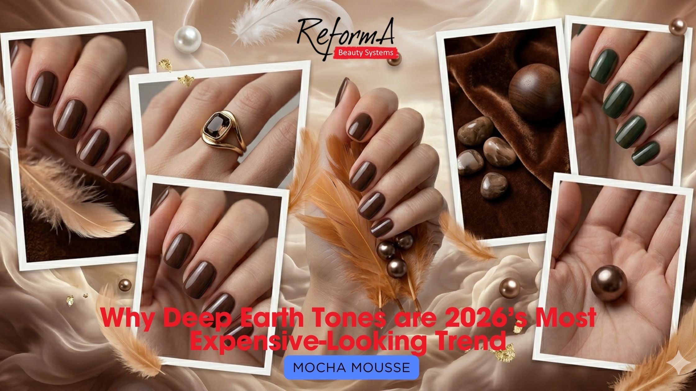Mocha Mousse & Earth Tones: 2026's Hottest Neutral Nail Trend