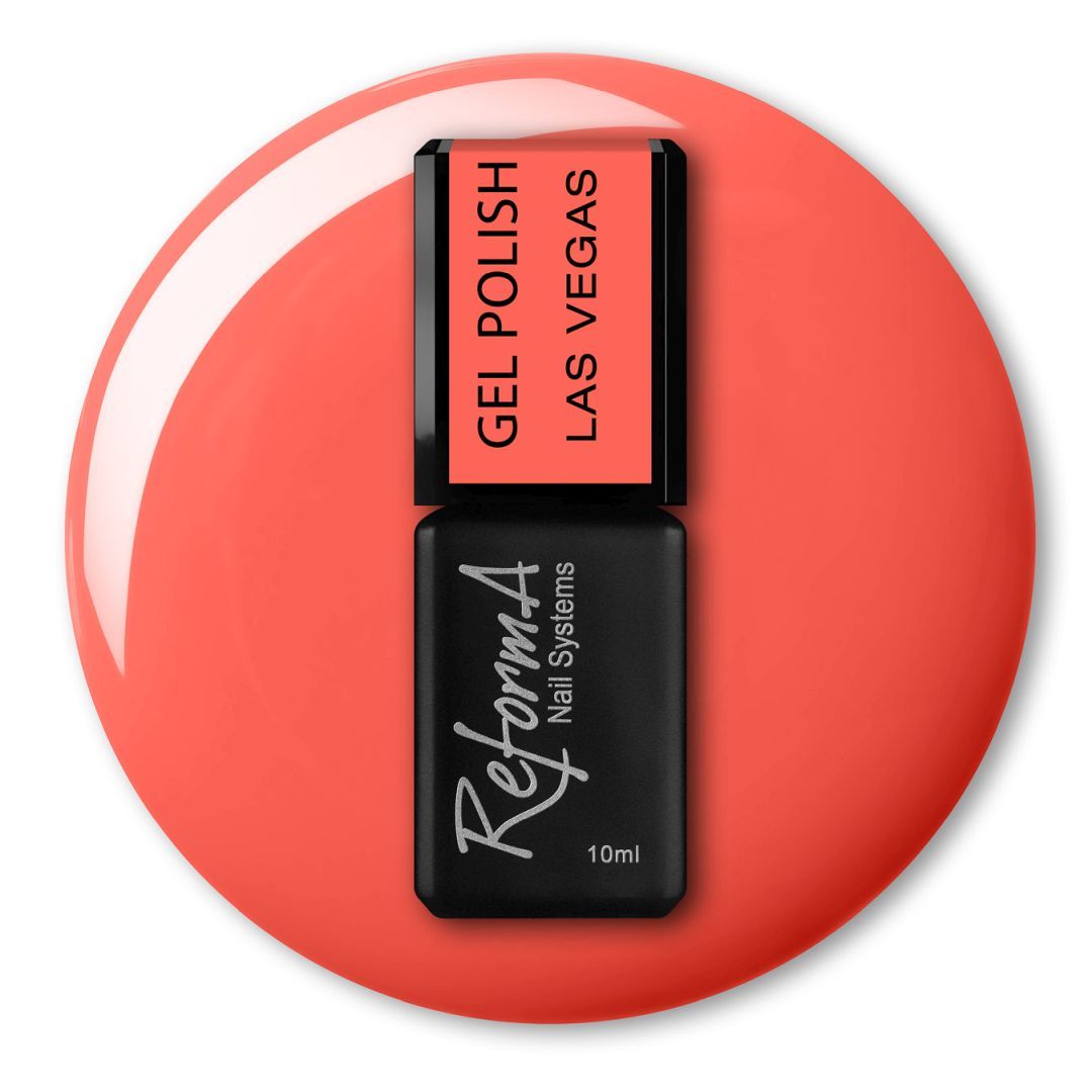 Rot-oranger Hybrid-Nagellack – GP Las Vegas, 10 ml
