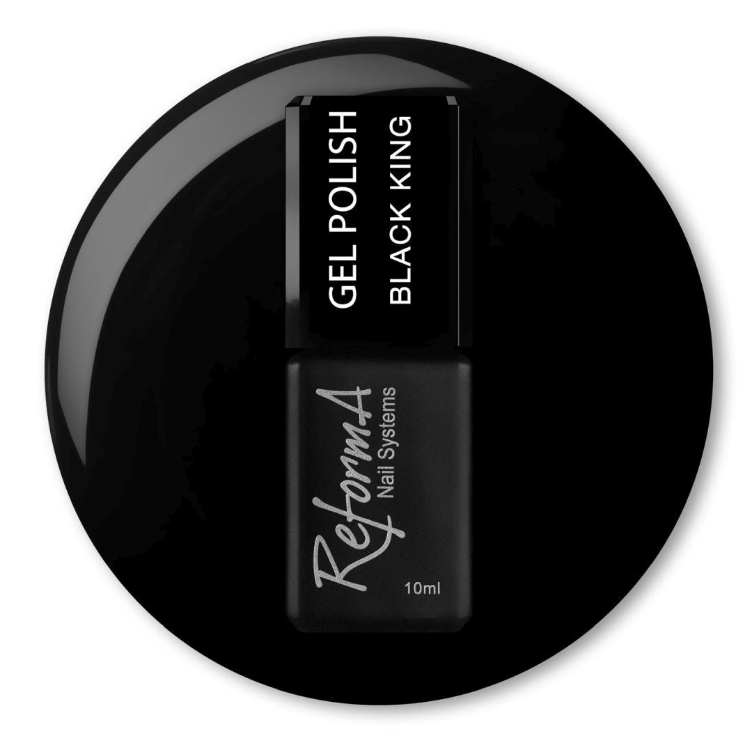 Esmalte de uñas híbrido - GP Black King, 10 ml
