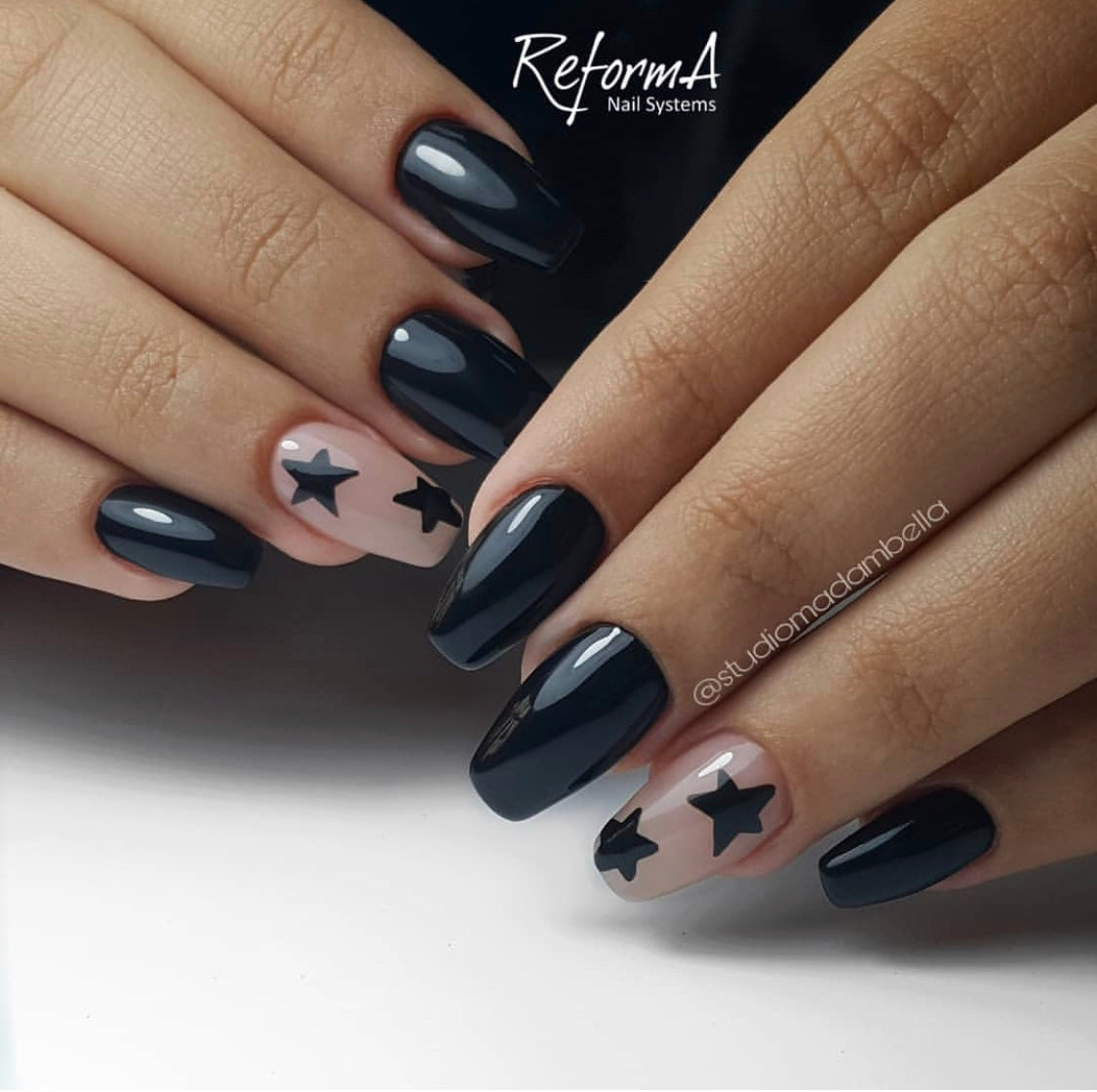 Esmalte de uñas híbrido - GP Black King, 10 ml