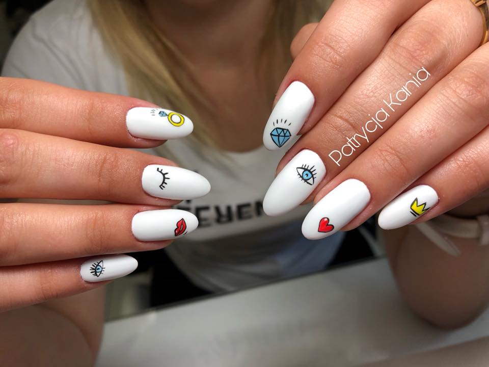 Esmalte de uñas híbrido - GP White Queen, 10 ml