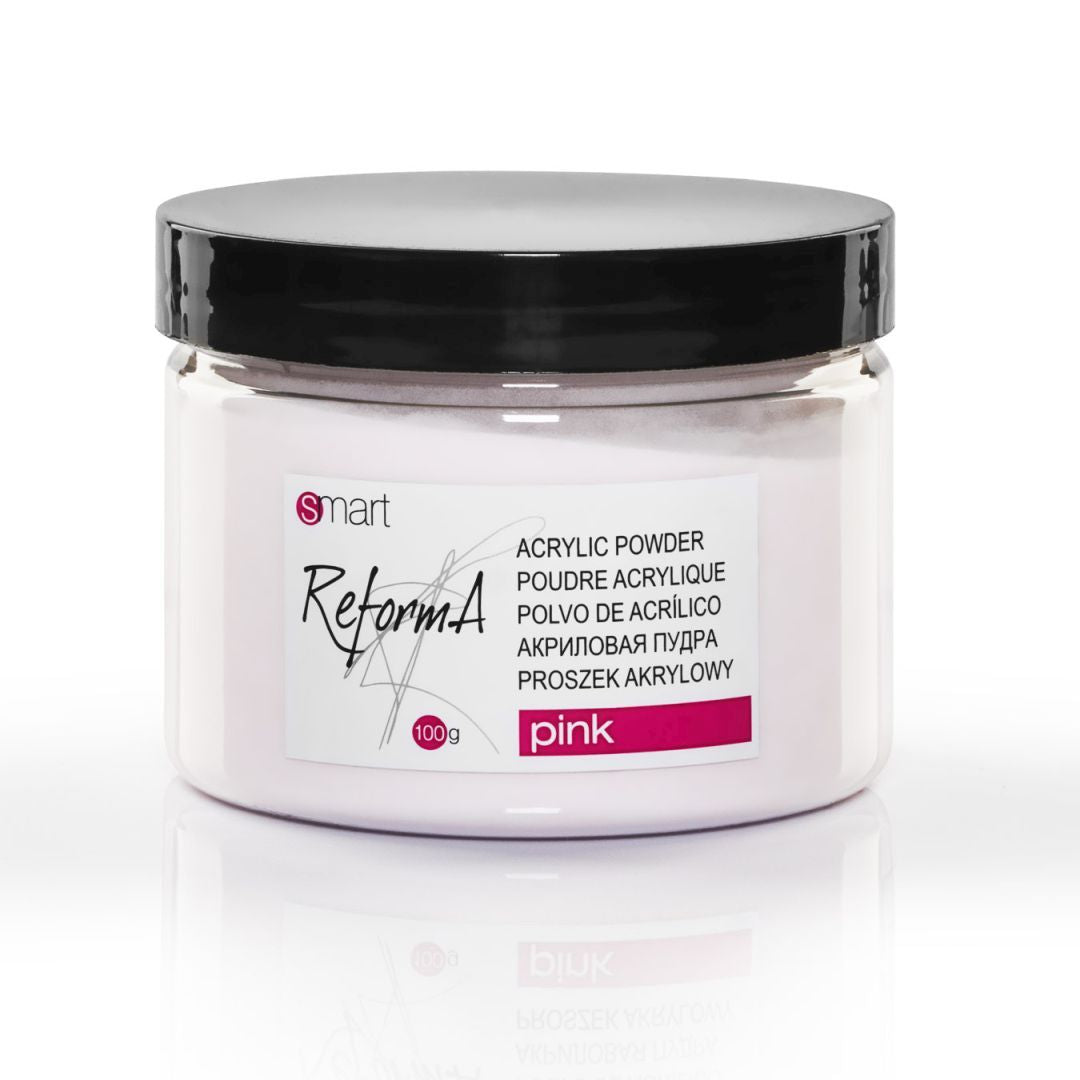 Polvo acrílico rosa transparente - Smart Pink, 100 g