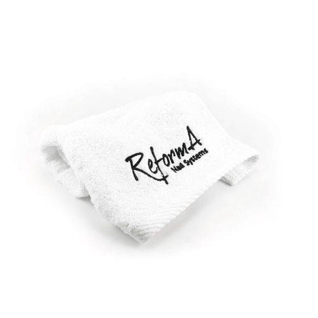 ReformA - towel white, black logo