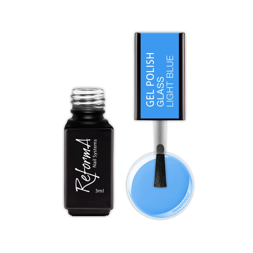 Hybrid-Nagellack – GP Glass Light Blue, 3 ml