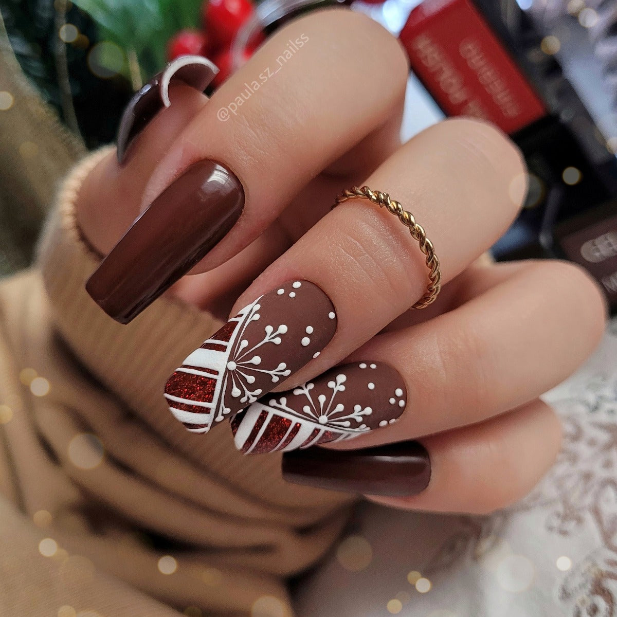 Esmalte de uñas híbrido - GP Chocolate con leche, 10 ml