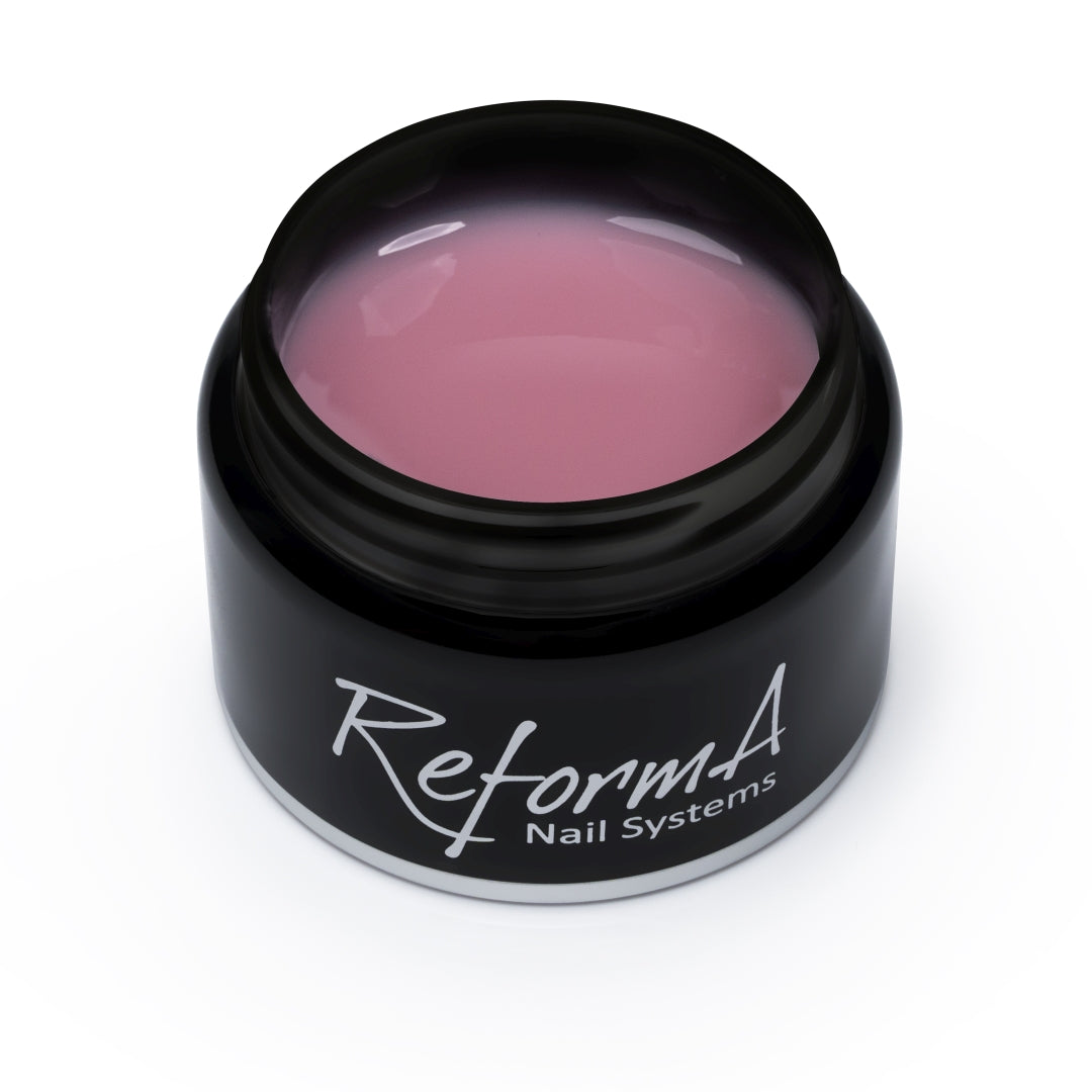 Goma, construcción, rosa claro, rosa, natural, base híbrida pastel - Light Pink API, 30 g