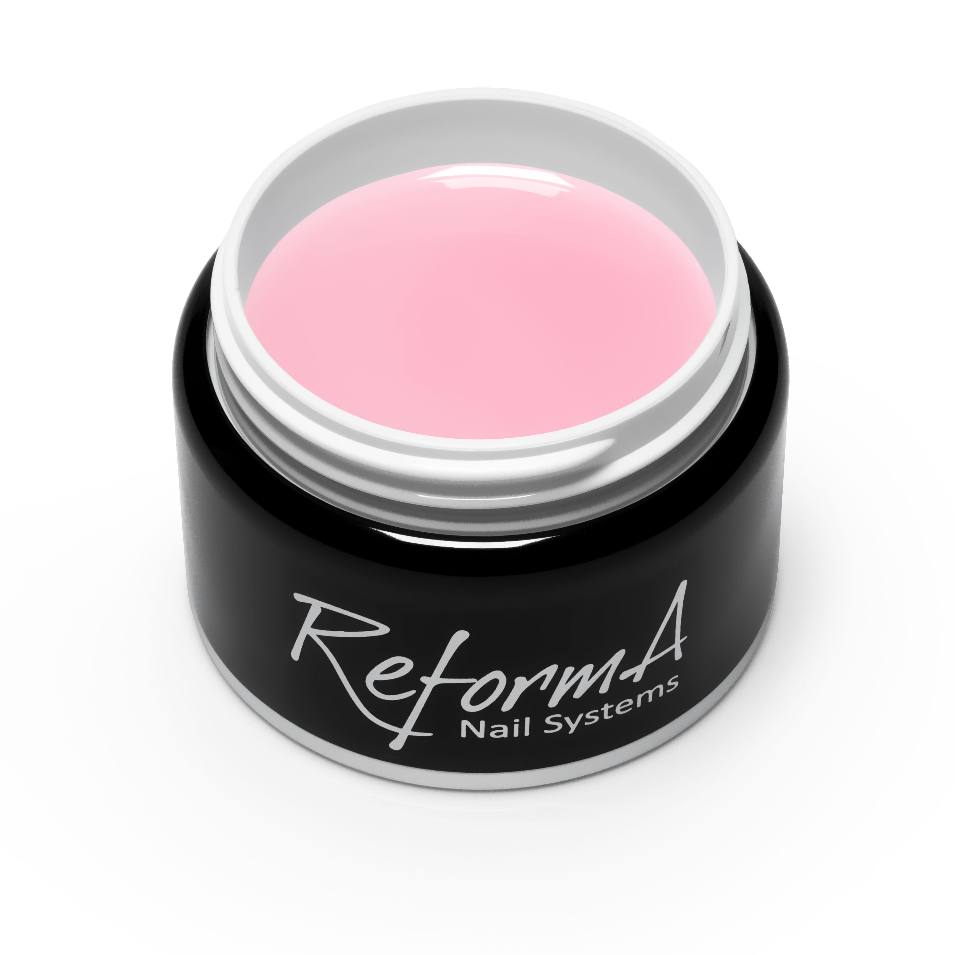 Goma, construcción, rosa claro, caramelo, base híbrida pastel - Pink Water API, 30 g