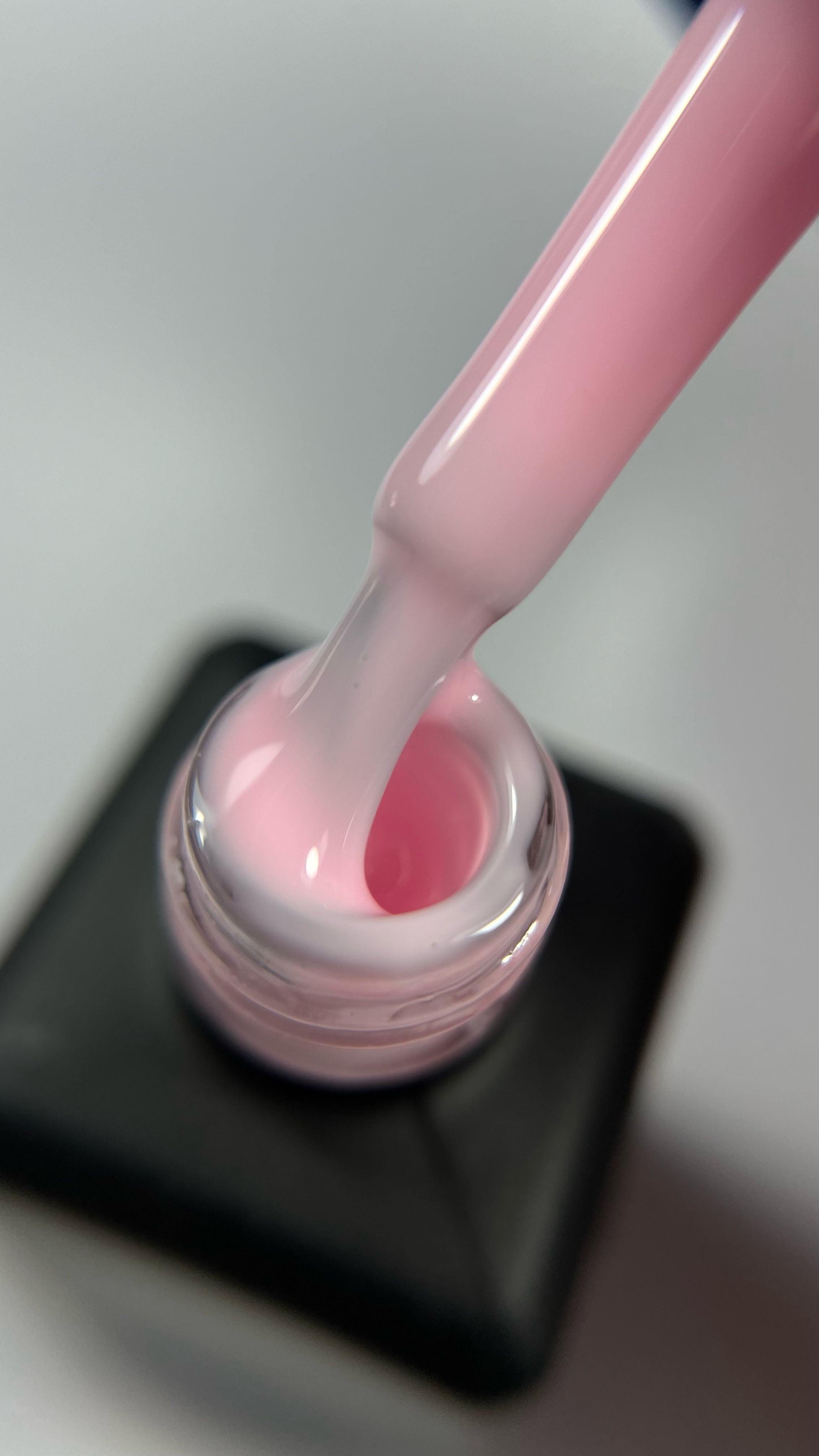 Goma, construcción, rosa claro, caramelo, base híbrida pastel - Pink Water API, 30 g