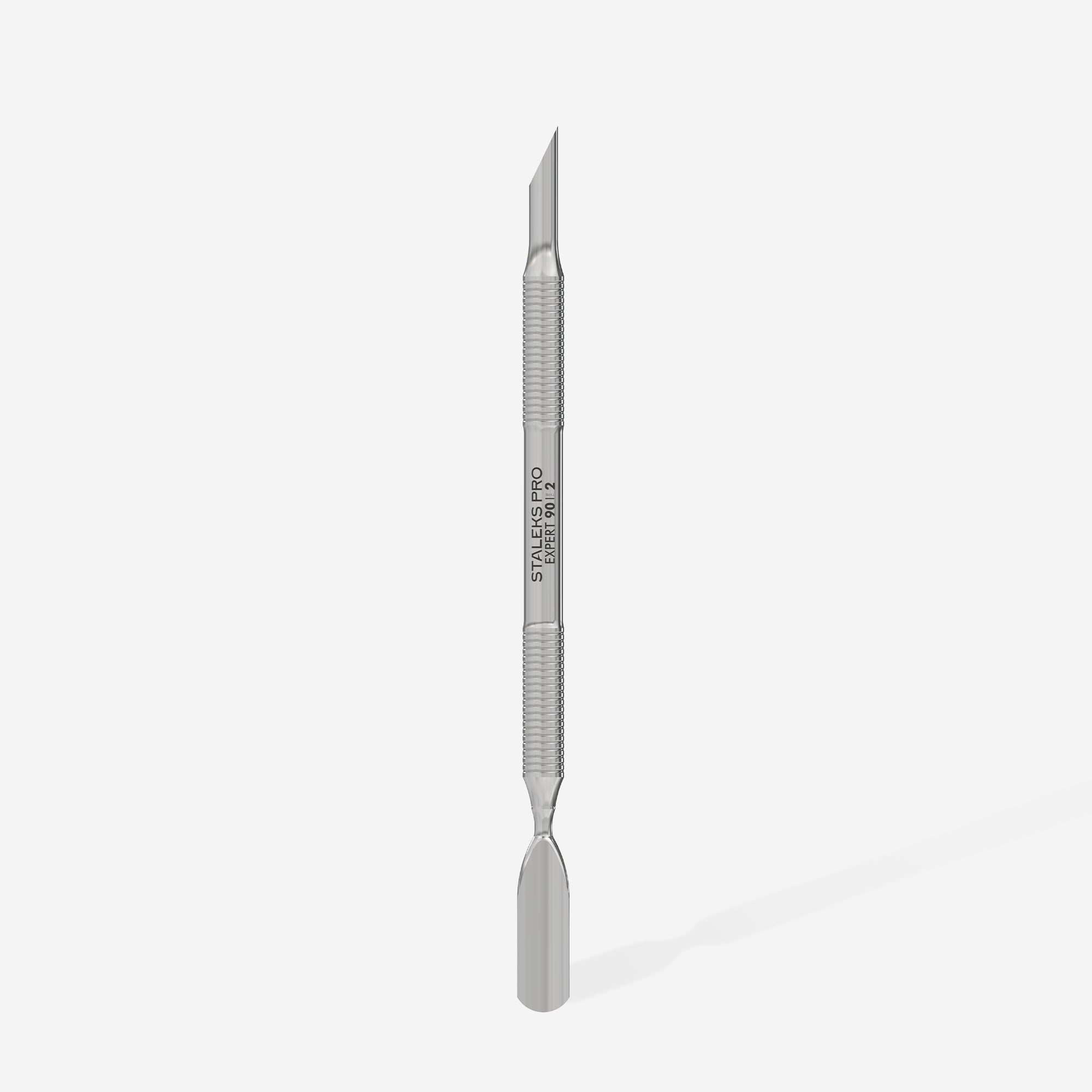 Manicure Pusher EXPERT 90 TYPE 2 (Angled Pusher and Wide Rounded Pusher)