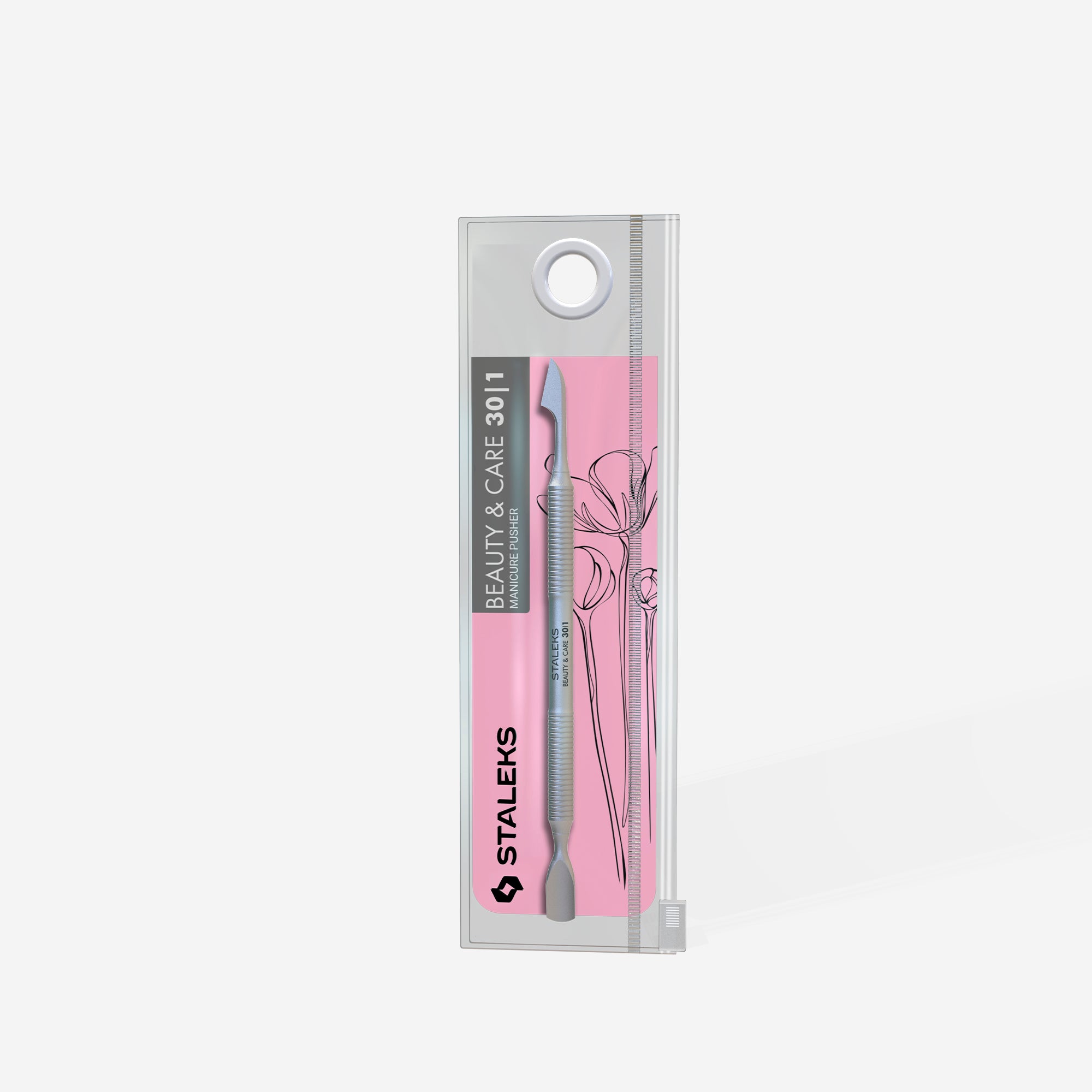 Manicure Pusher BEAUTY & CARE 30 TYPE 1 (Narrow Rounded Pusher and Hatchet)