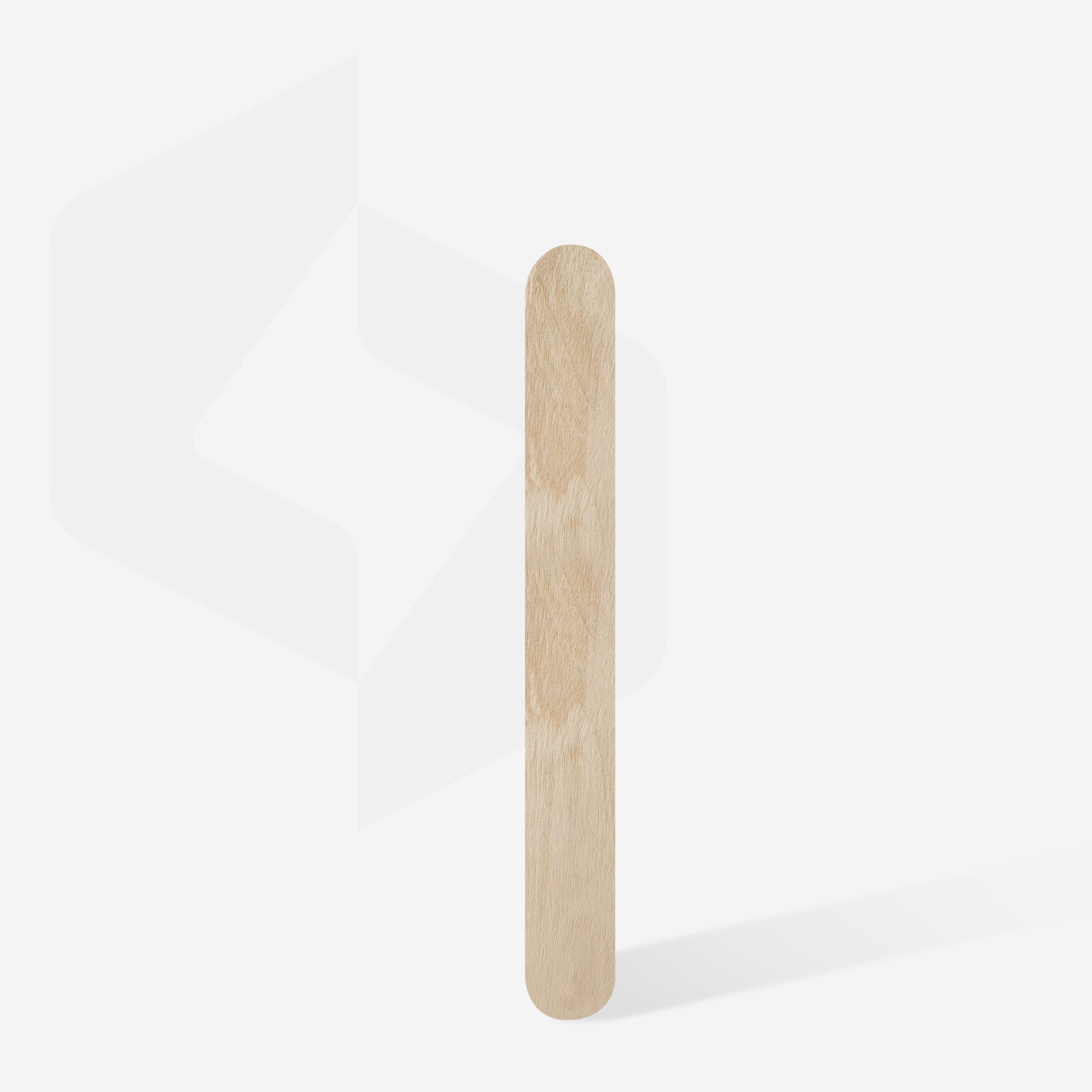 Straight Wooden Disposable Nail File Base EXPERT 20 (50 pcs)