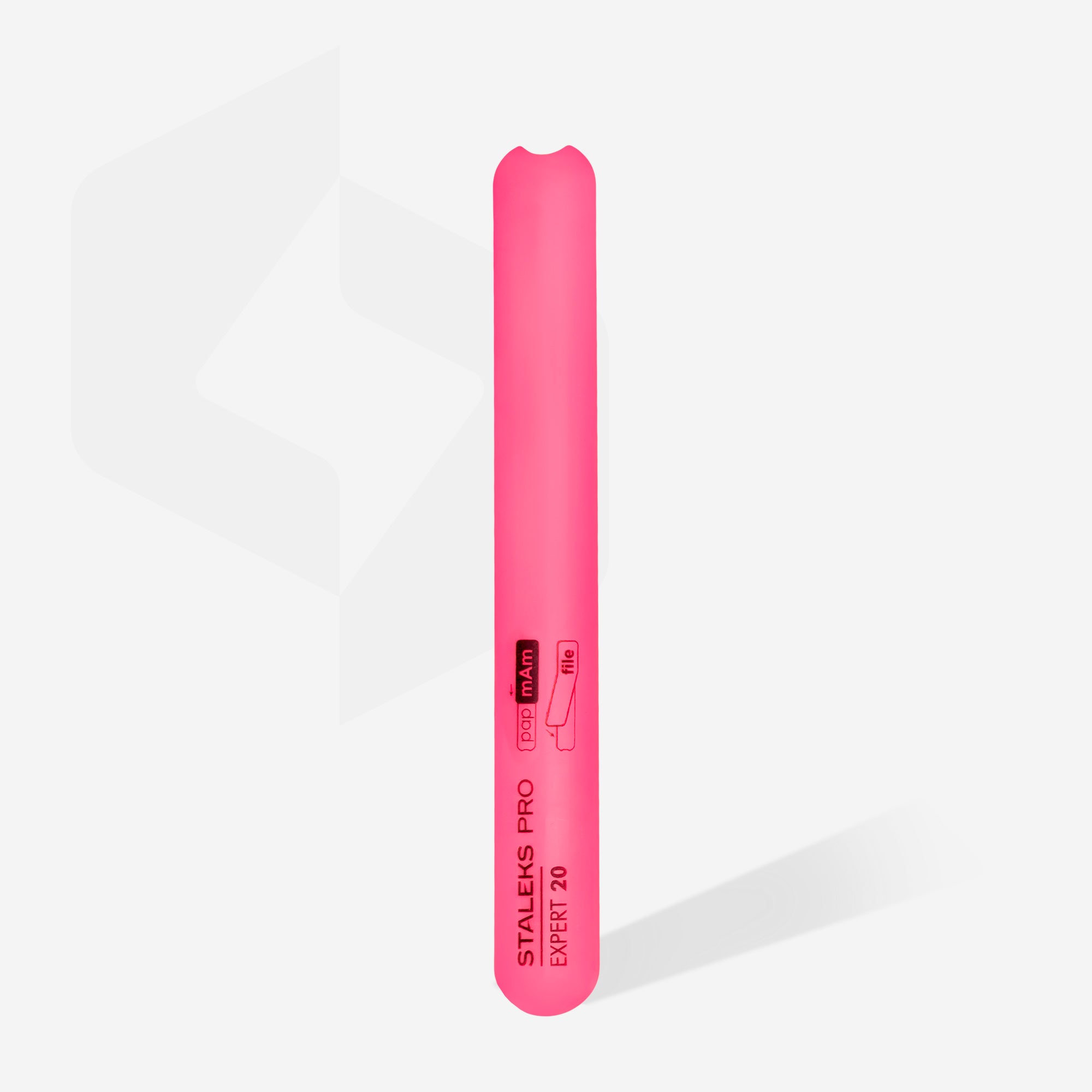 Straight Angled Plastic Nail File Base EXPERT 20
