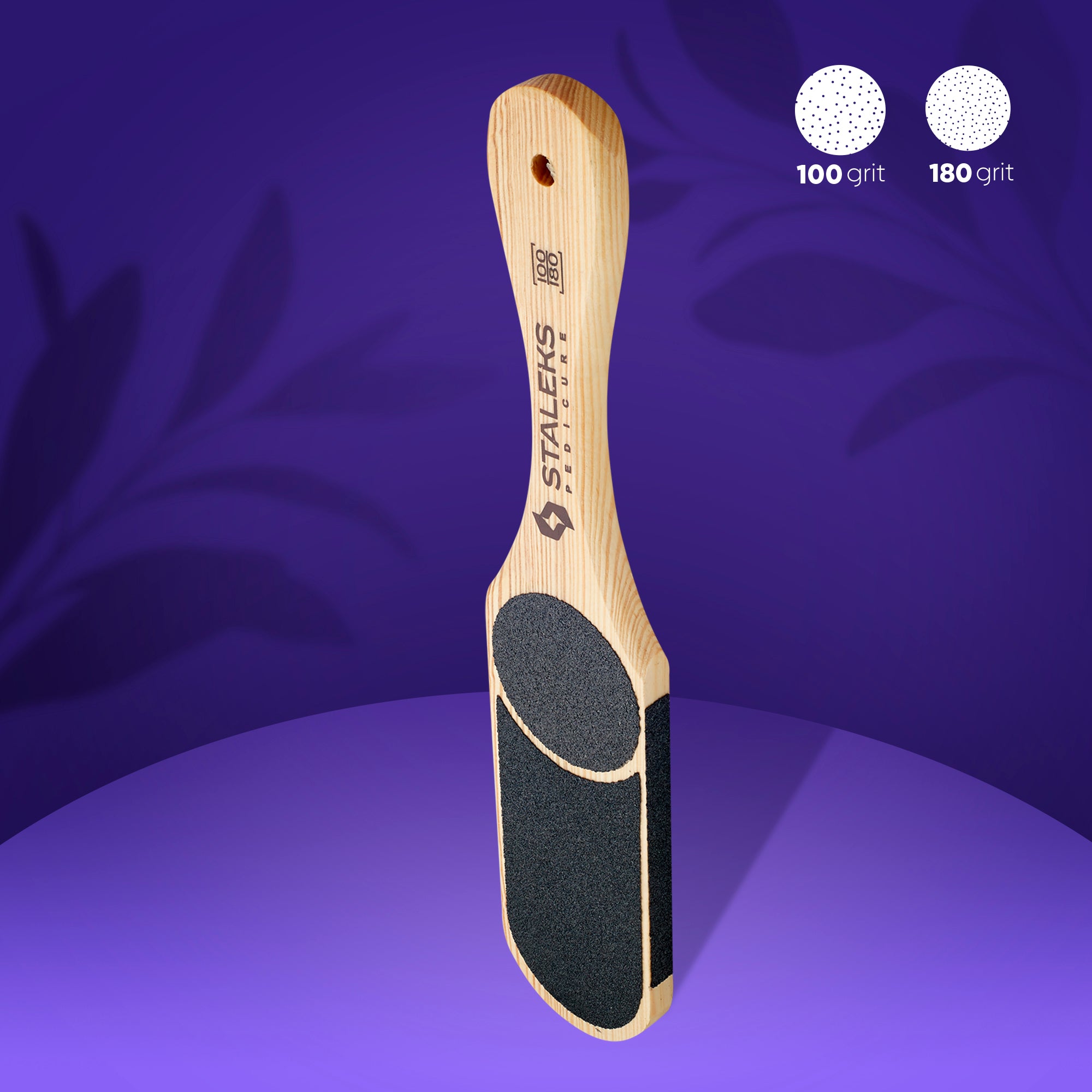 Wooden Foot File BEAUTY & CARE 10 TYPE 1 100/180 Grit