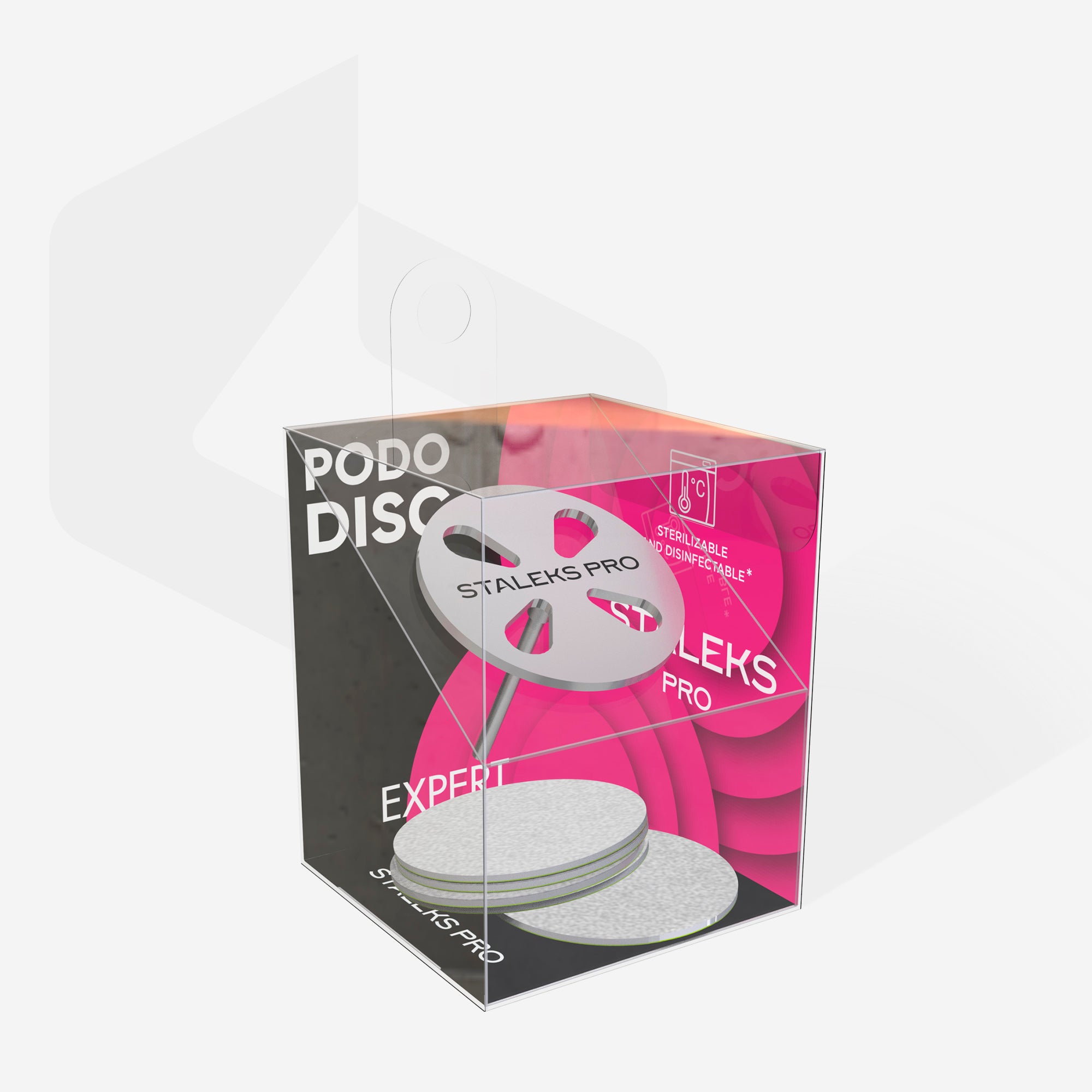 PODODISC L EXPERT Pedicure Disc and Set of Replacement Files 180 Grit 5 pcs (20 mm)