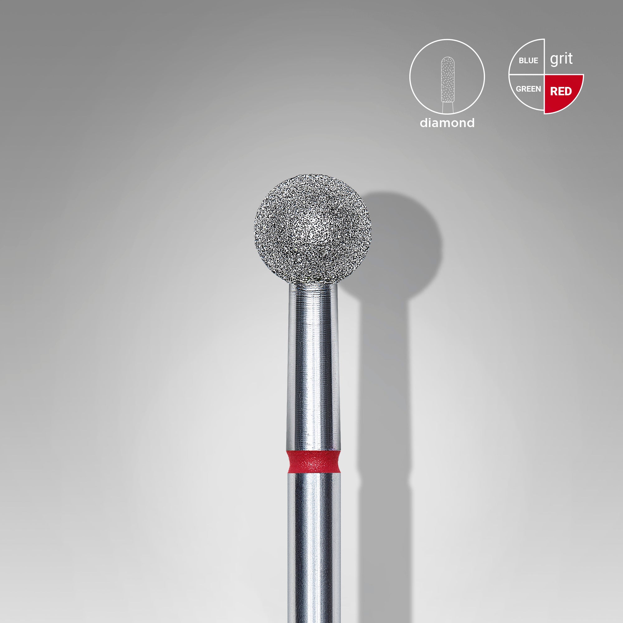 Diamantfräser Kugel Rot EXPERT Durchmesser 5 mm