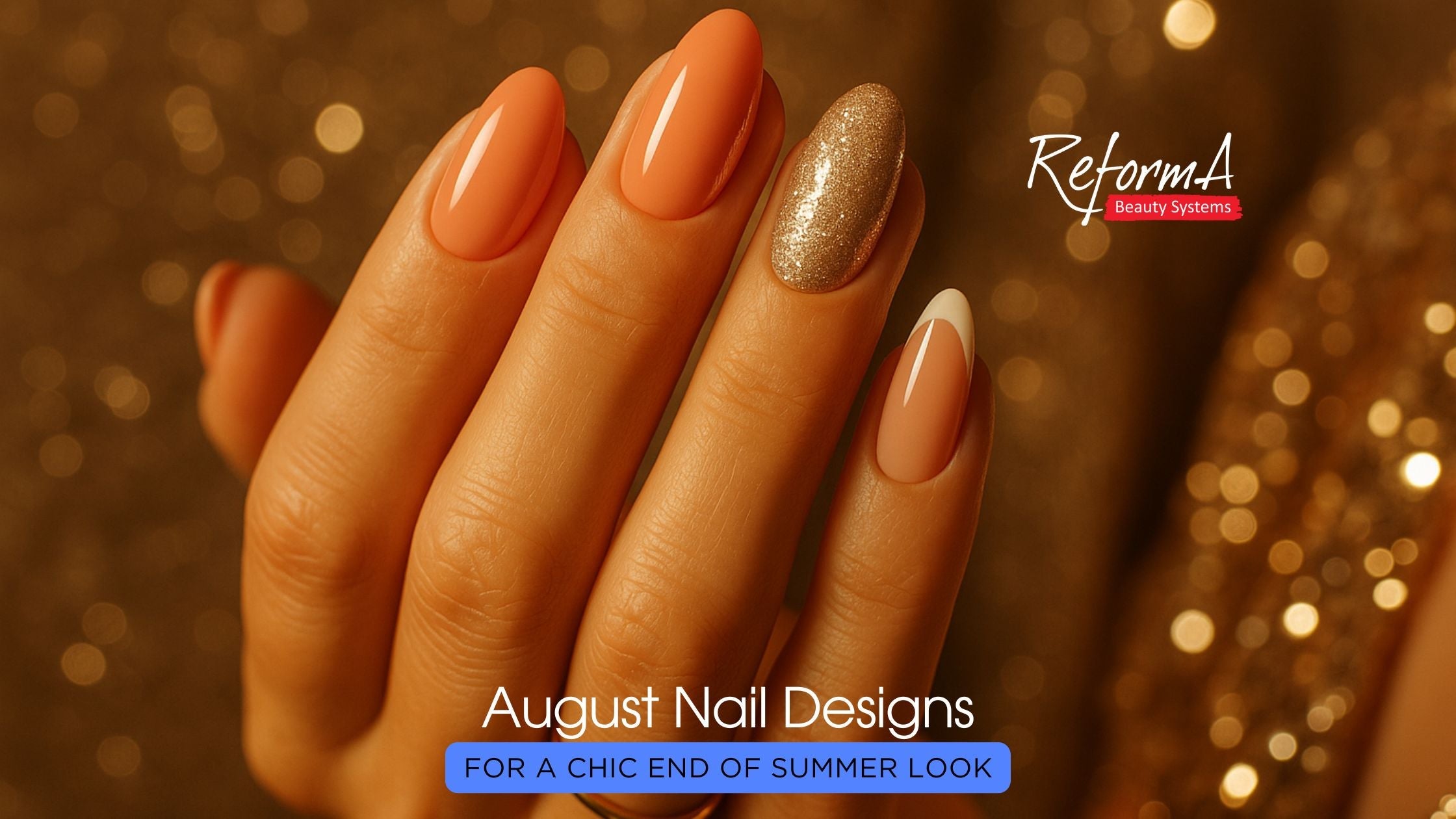 August Nail Designs for a Chic End of Summer Look