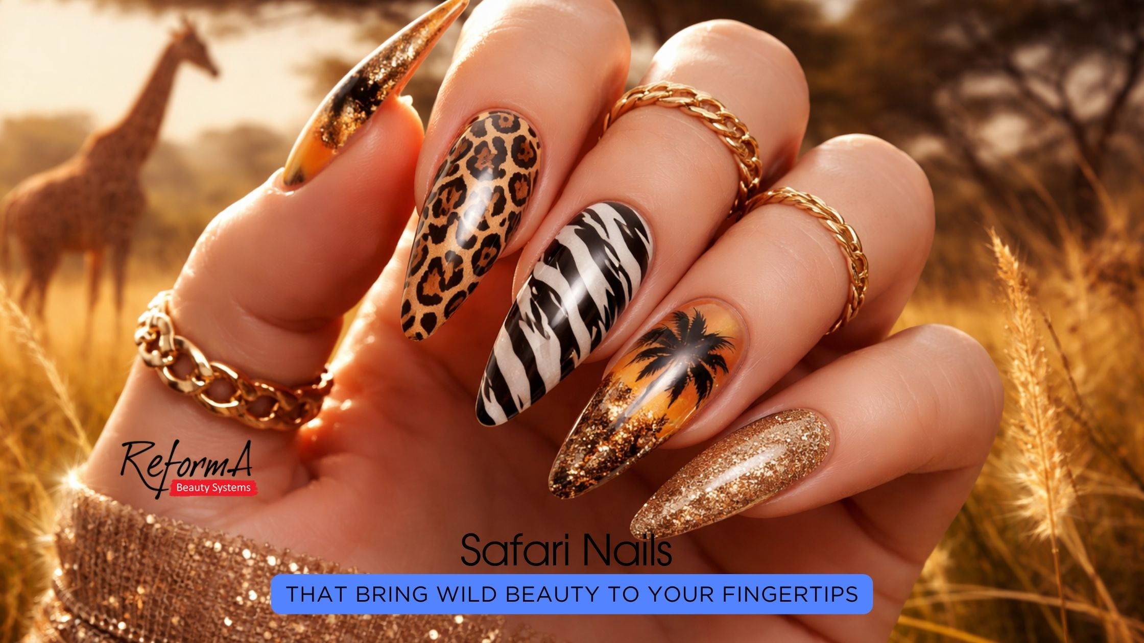 Safari Nails That Bring Wild Beauty to Your Fingertips