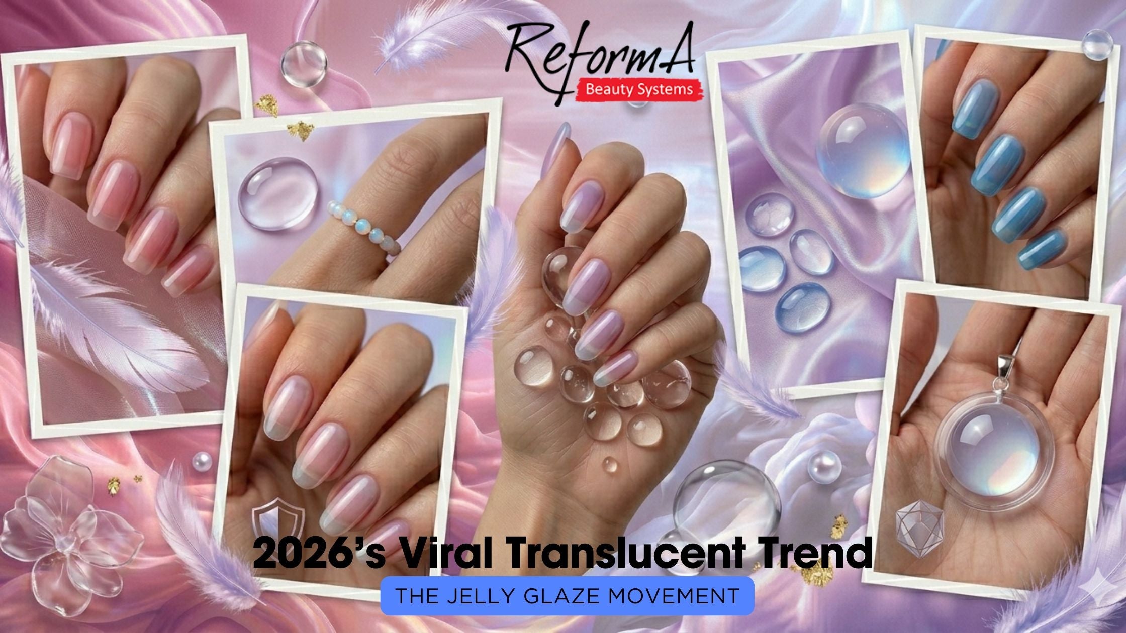 The Jelly Glaze Movement: 2026’s Viral Translucent Trend