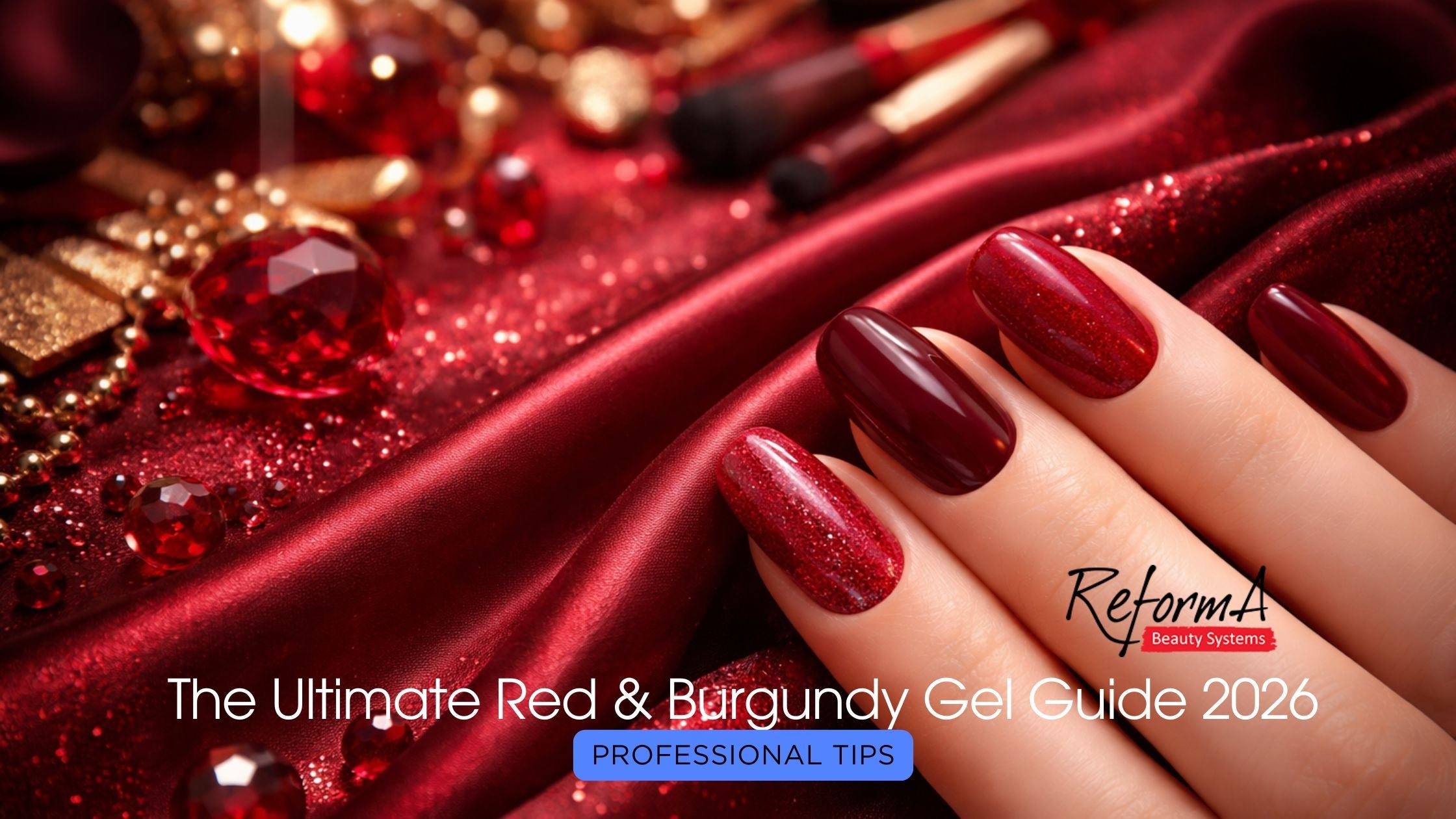 The Ultimate Red & Burgundy Gel Guide 2026 | Professional Tips