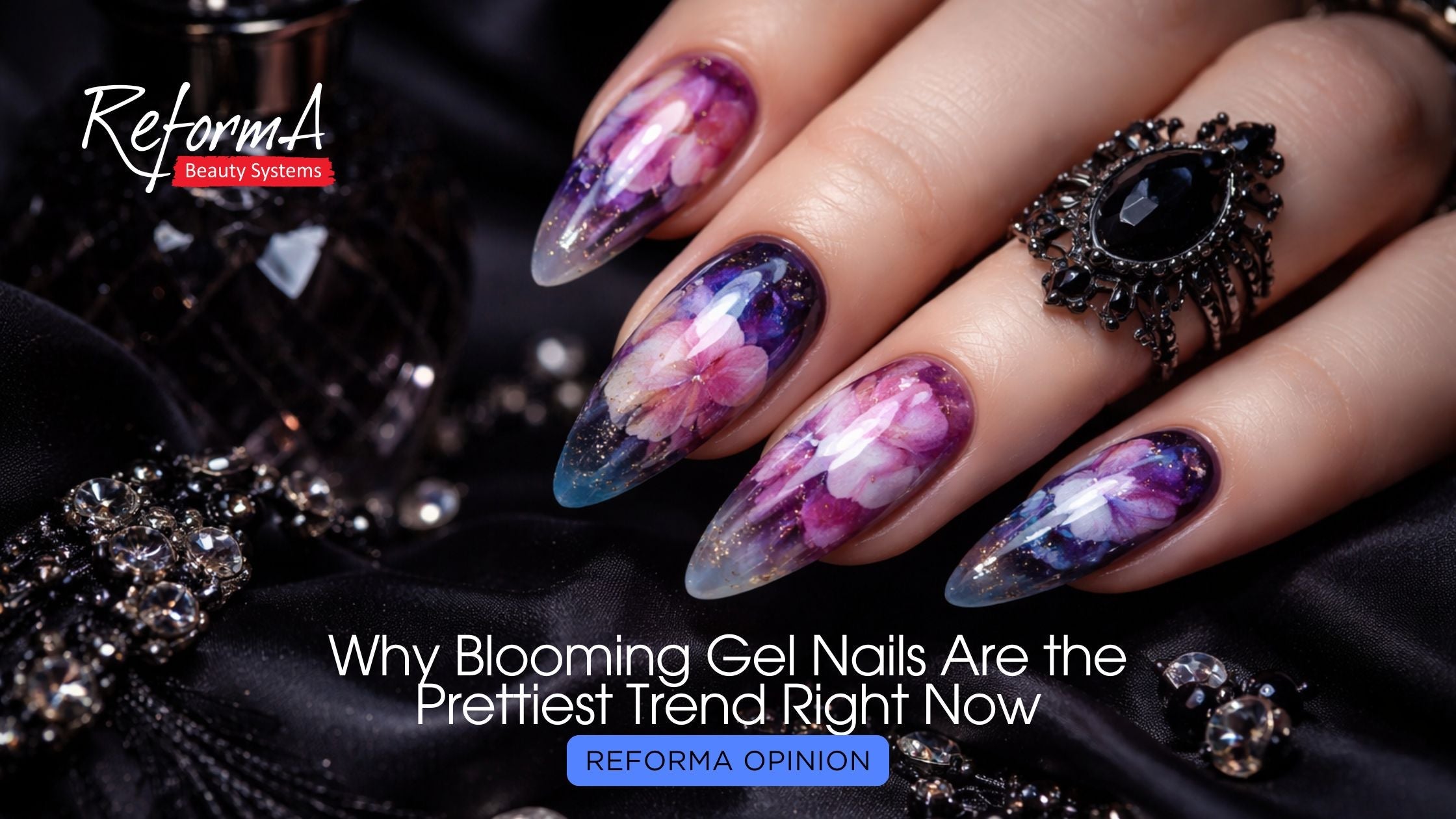 Why Blooming Gel Nails Are the Prettiest Trend Right Now