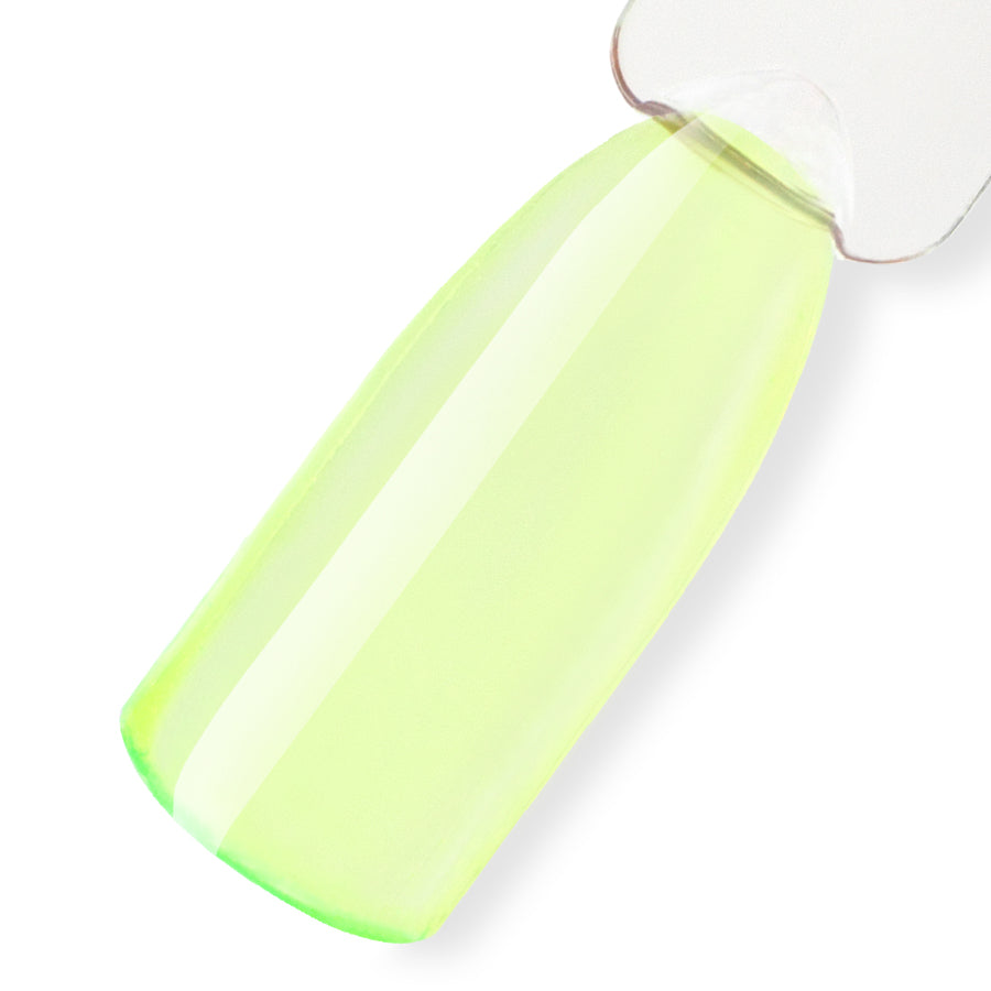 Гибридный лак для ногтей — GP Glass Neon Yellow, 3 мл