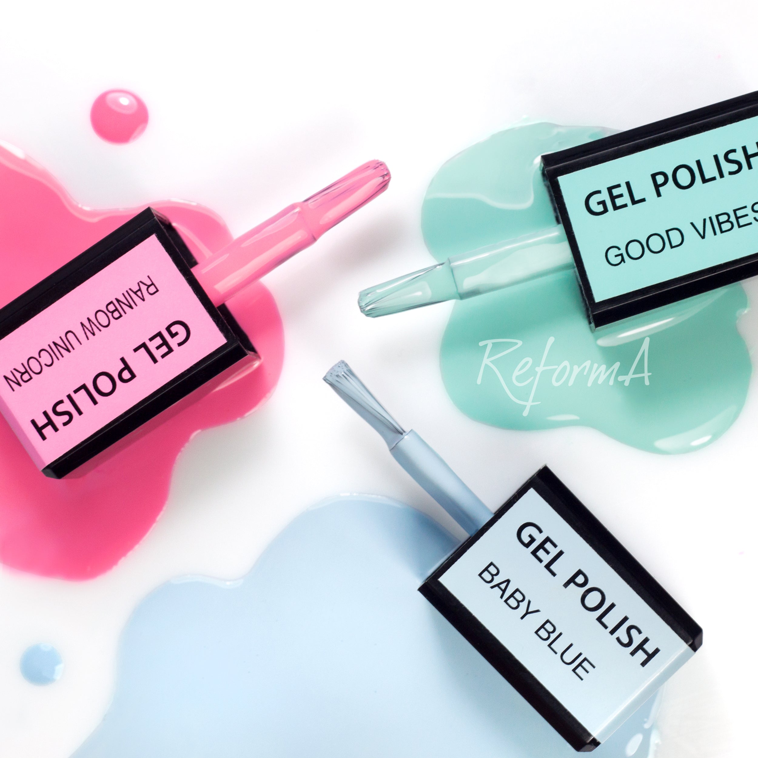 Gel Nail Polish - Rainbow Unicorn, 10 ml
