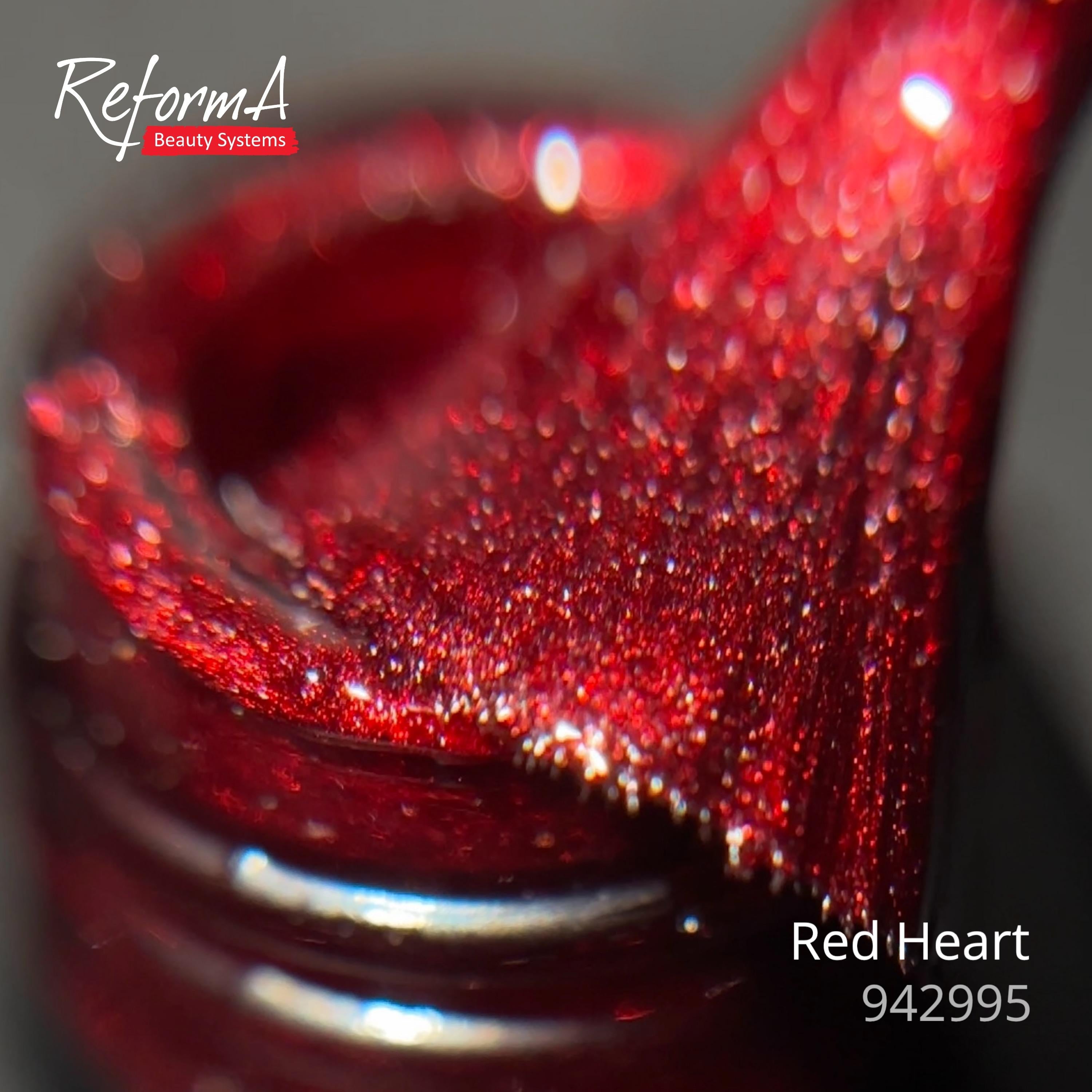 Гибридный лак - GP Red Heart, 10 мл
