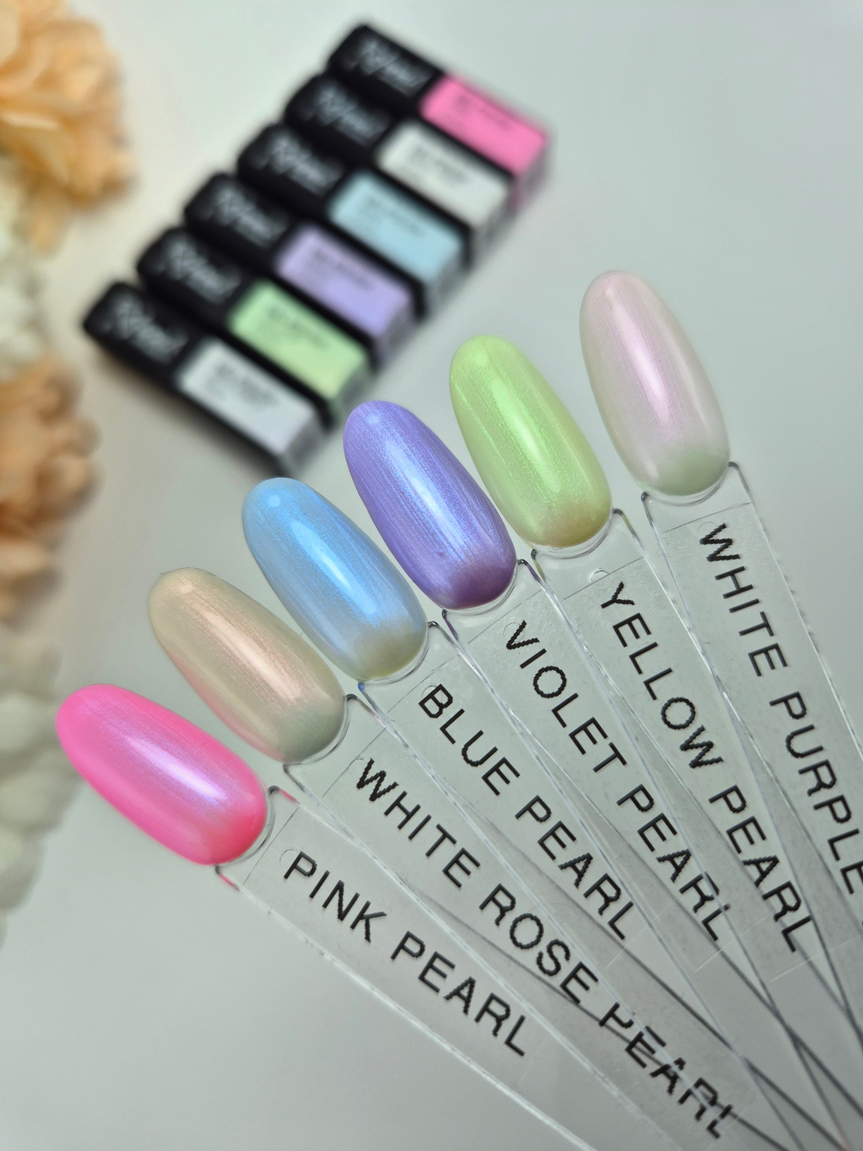 Gel Nail Polish - Blue Pearl, 3 ml