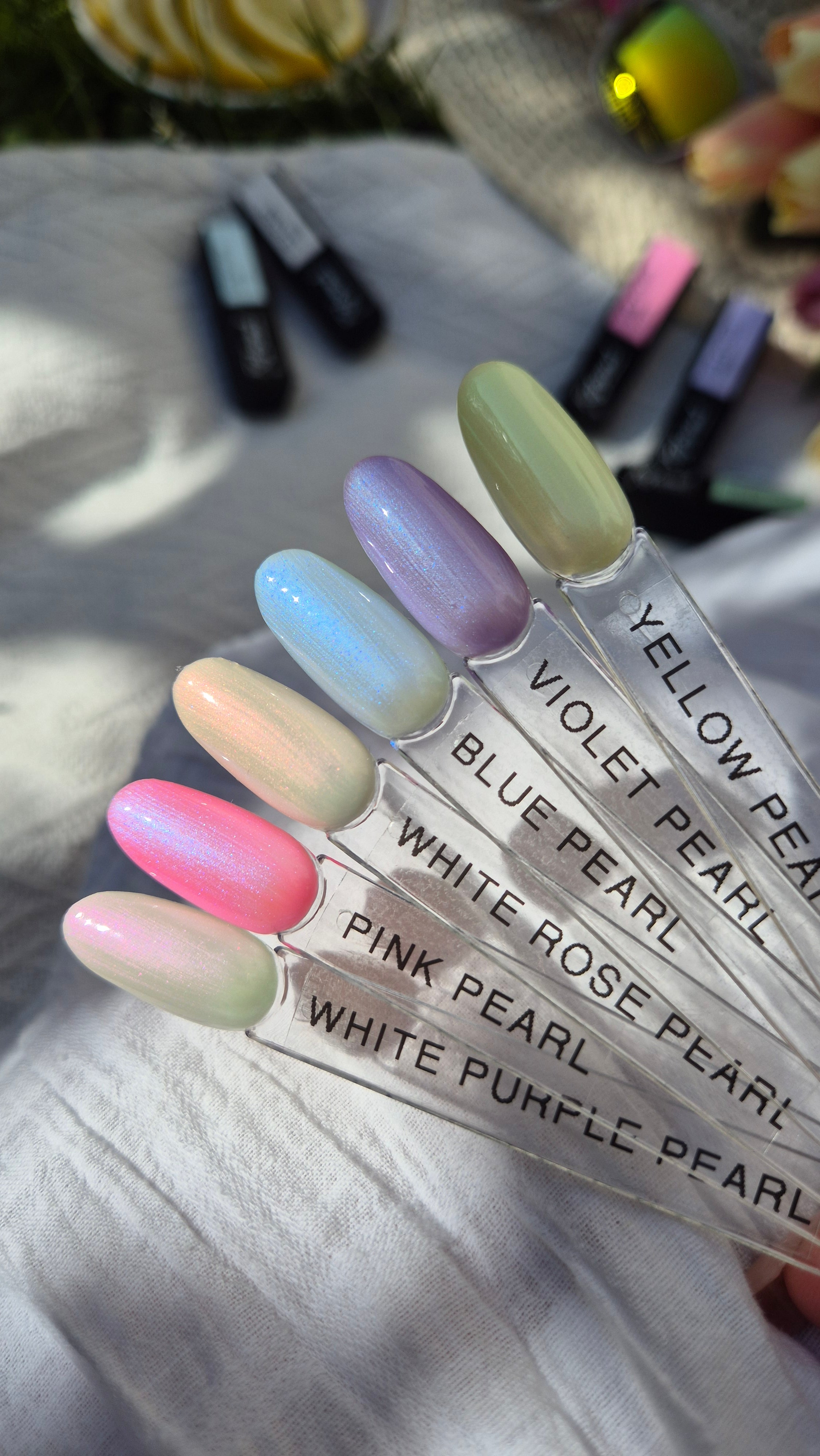 Gel Nail Polish - Blue Pearl, 3 ml