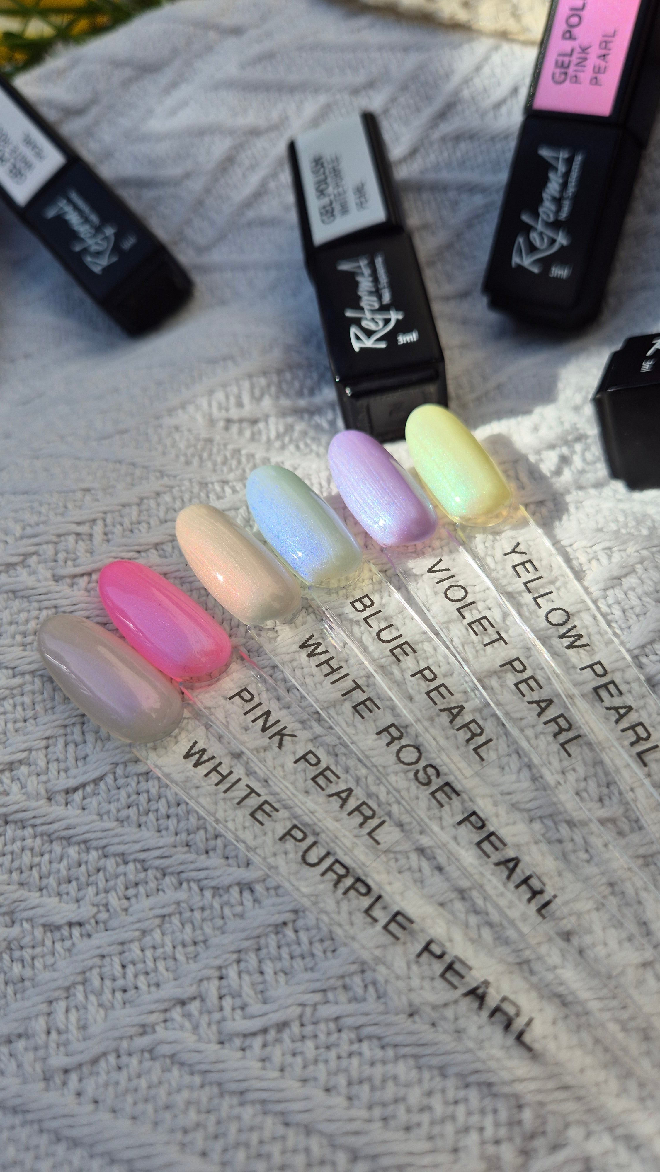 Gel Nail Polish - Blue Pearl, 3 ml