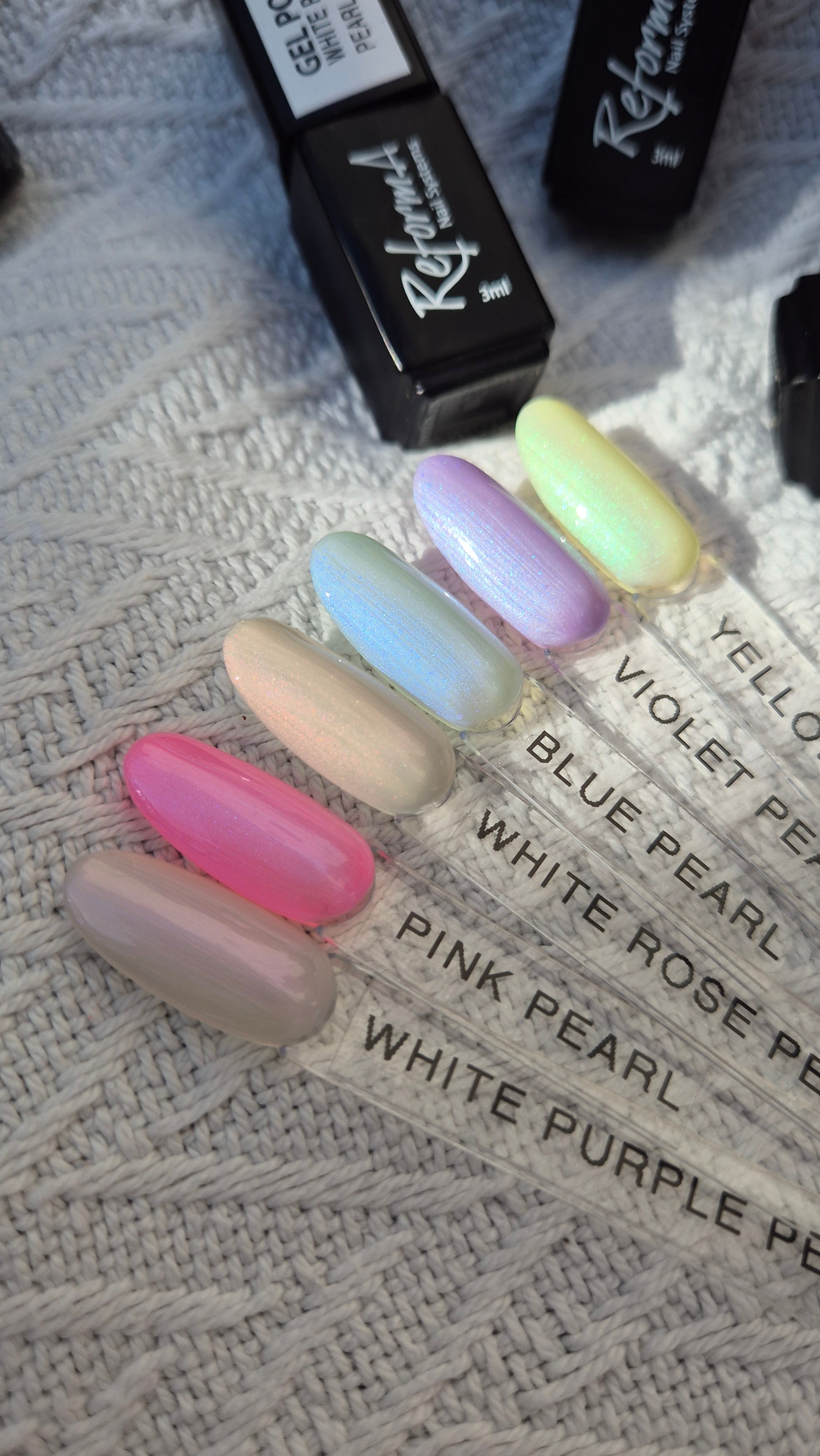 Gel Nail Polish - Blue Pearl, 3 ml