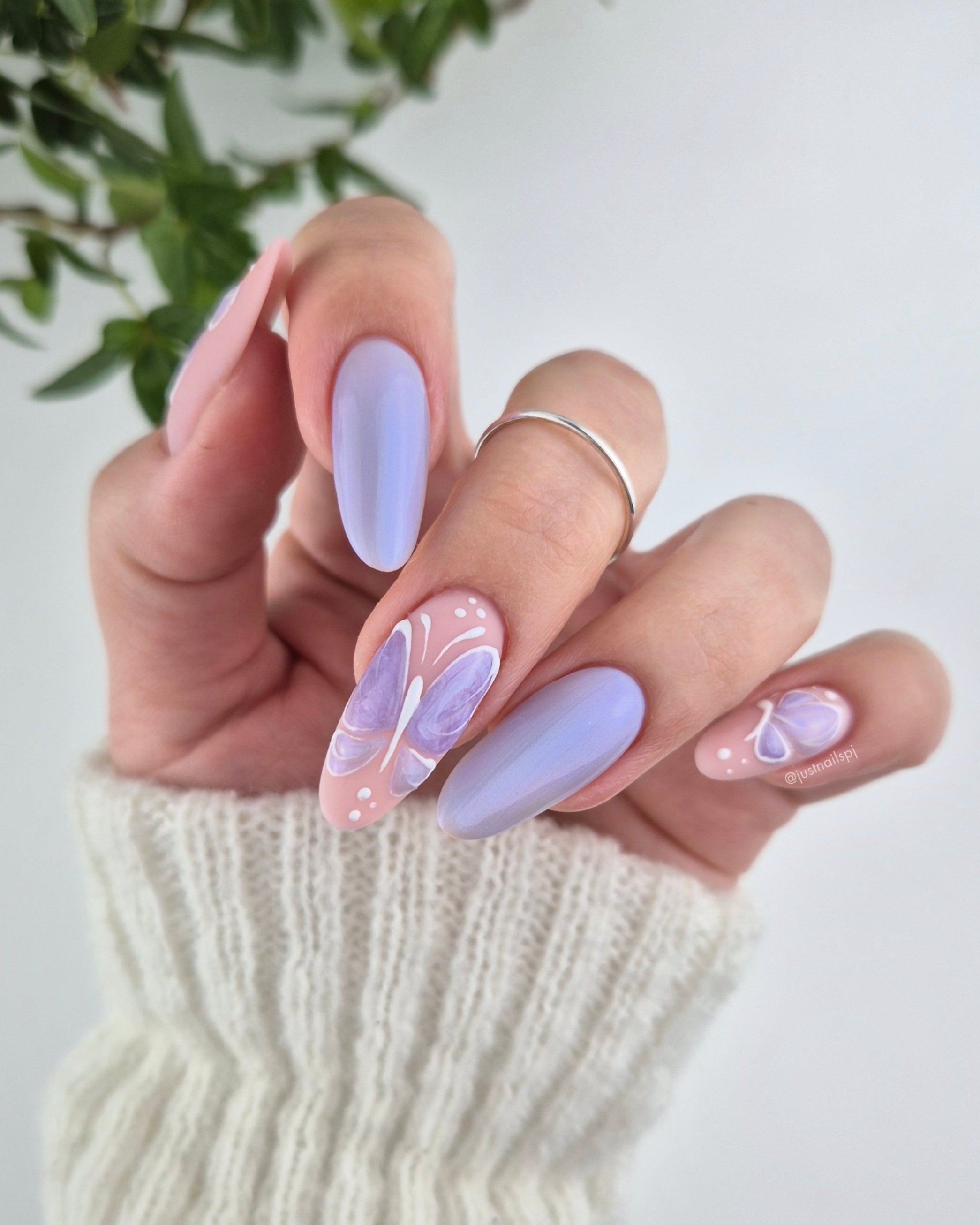 Gel Nail Polish - Blue Pearl, 3 ml