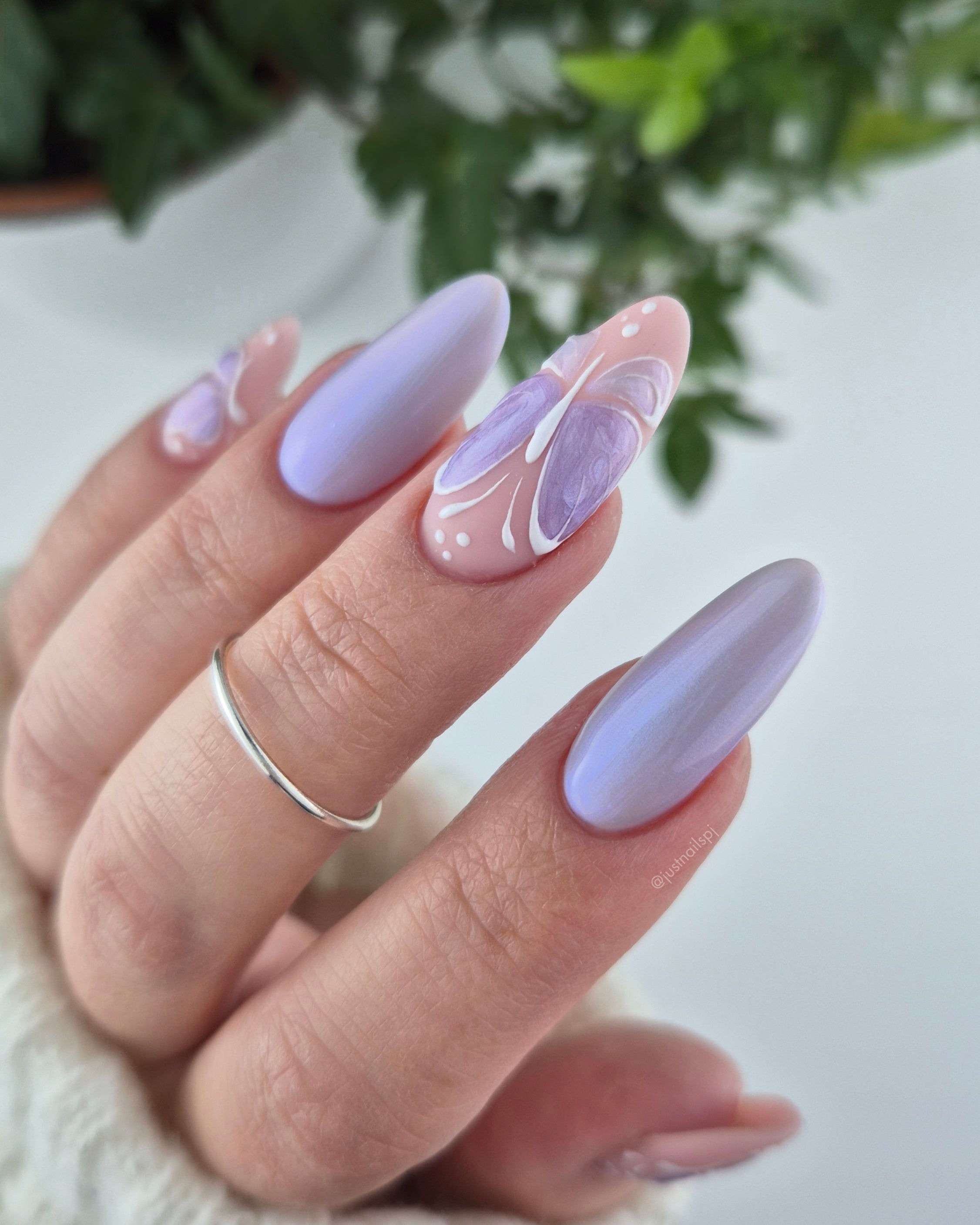 Gel Nail Polish - Blue Pearl, 3 ml