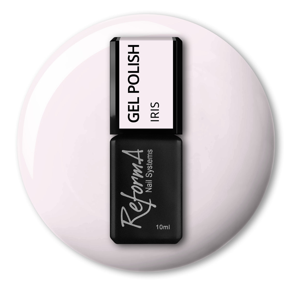 Gel polish Iris, 10 ml - milky violet, BLOSSOM collection by ReformA