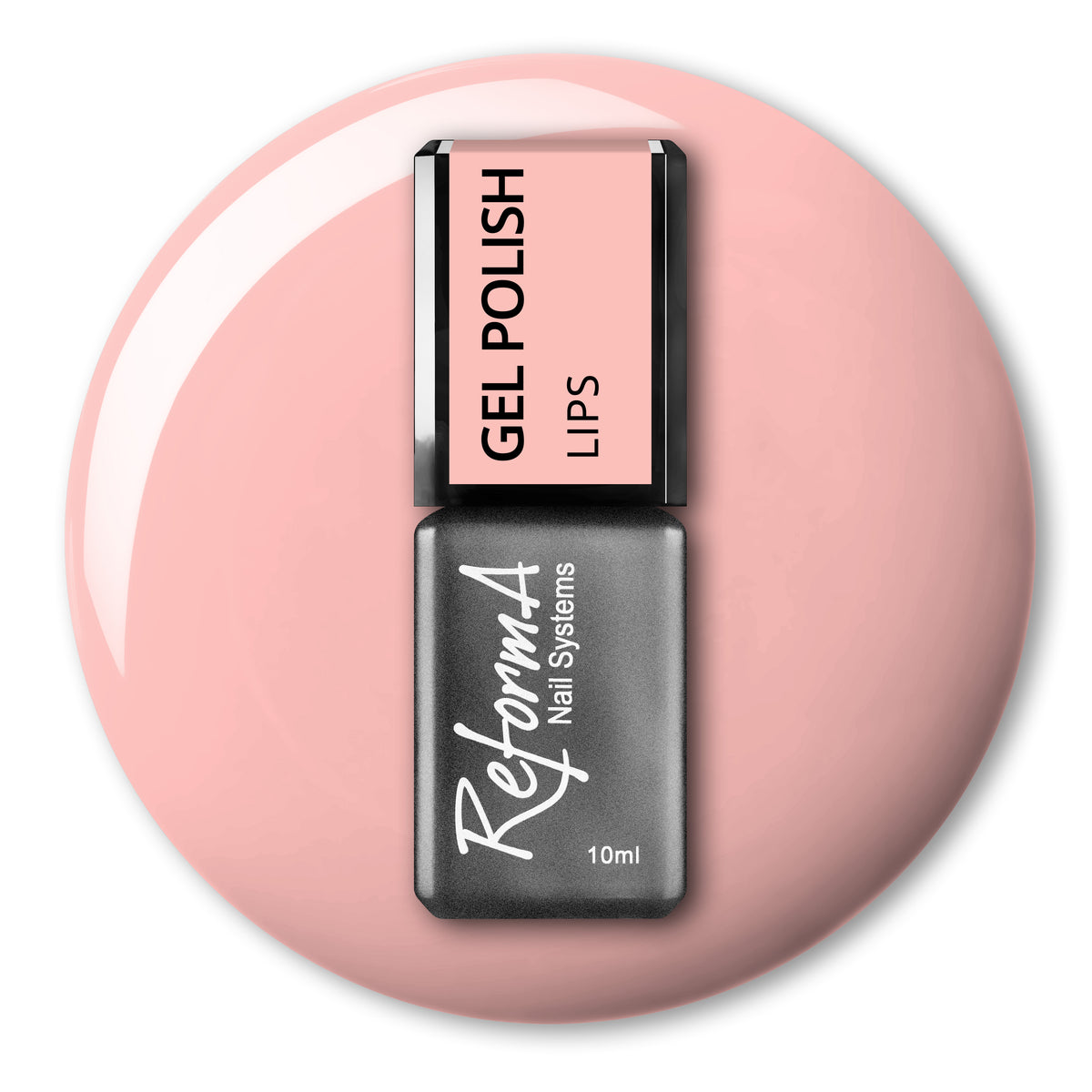 One step gel polish Lips, 10 ml - dusty pink nude, CLEAN GIRL collection by ReformA