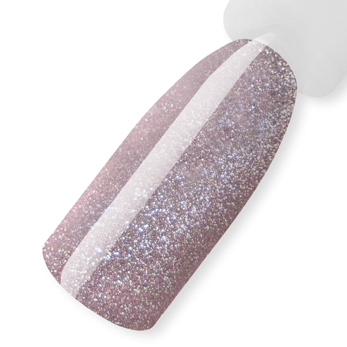Cat Eye gel polish Deep Pink, 10 ml - swatch on a nail tip, WATER CAT EYE collection by ReformA