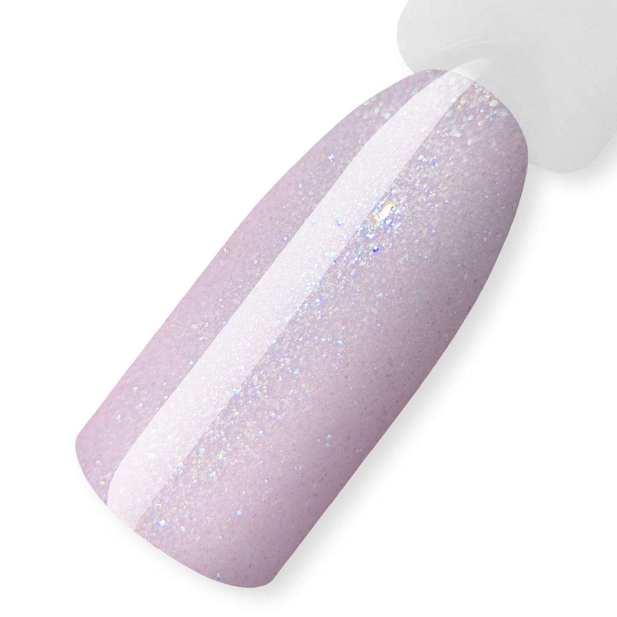 Swatch of One Step Glow, 10 ml on a nail tip, CLEAN GIRL collection by ReformA