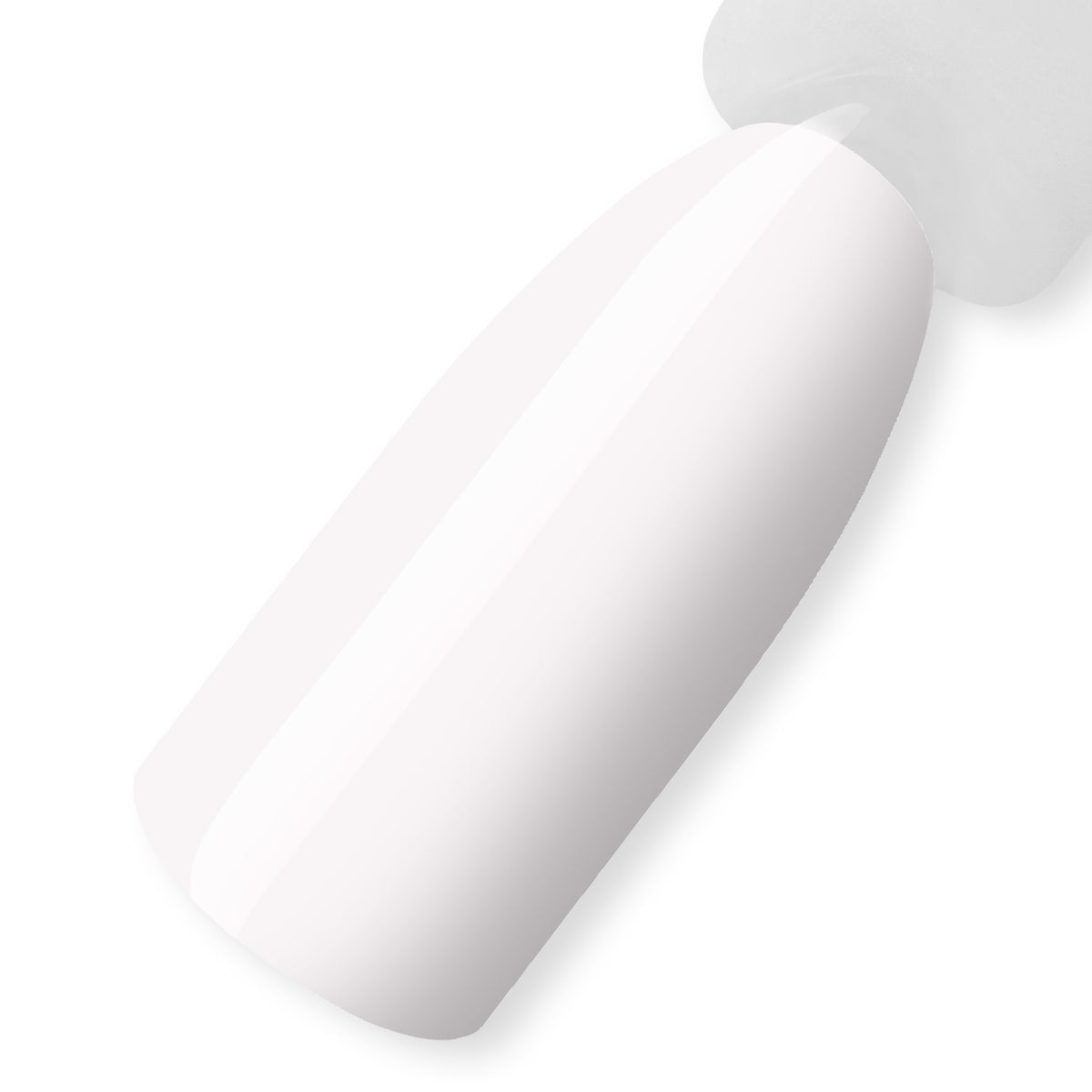 Swatch of Iris, 10 ml on a nail tip, BLOSSOM collection by ReformA