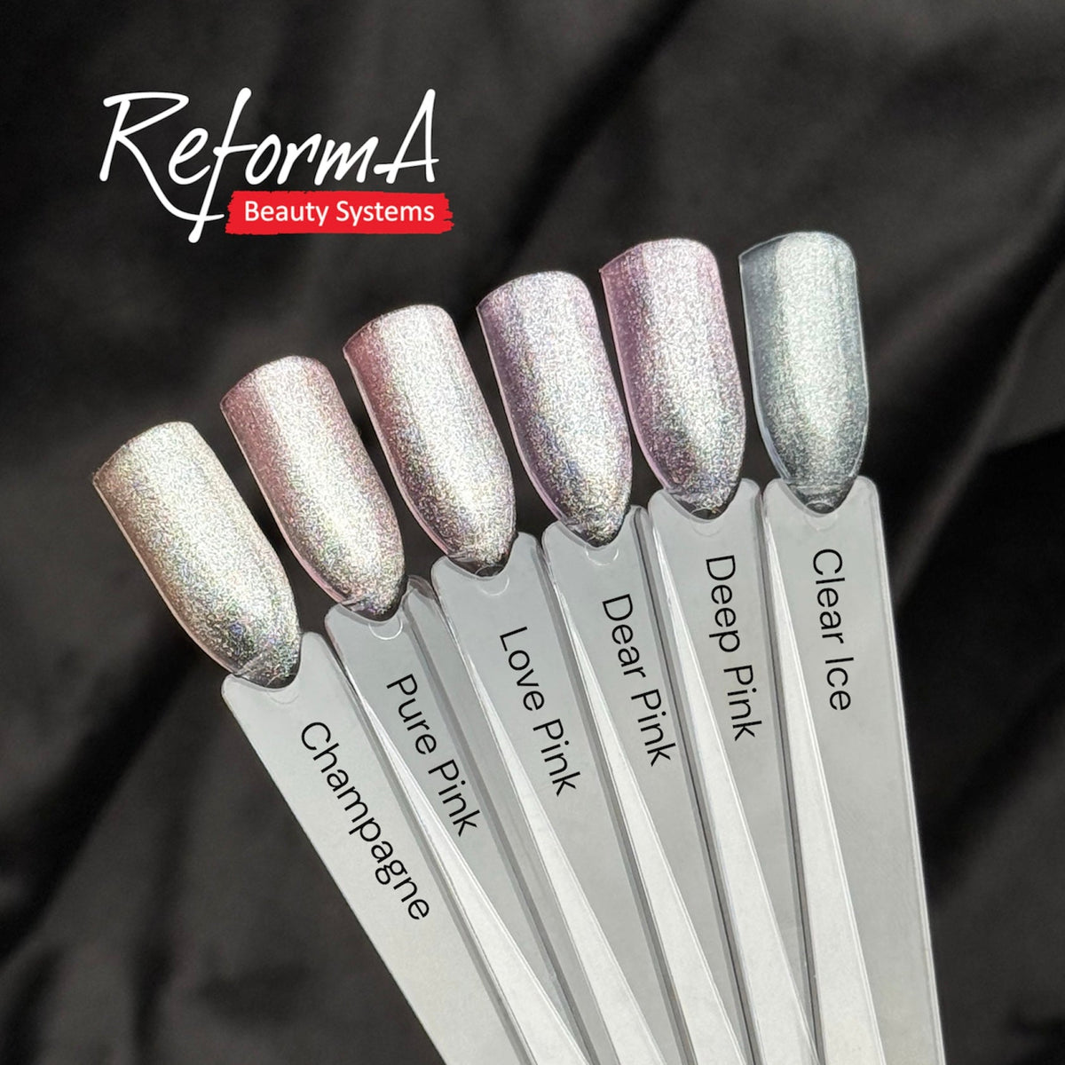 WATER CAT EYE collection by ReformA - 6 cat eye gel polishes, 10 ml